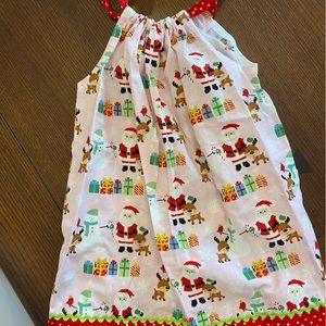 Santa and Rudolph Christmas dress
